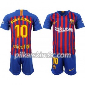 Koszulka FC Barcelona Ronaldinho 10 Dziecięca Główna 2018-2019 - Koszulki Piłkarskie